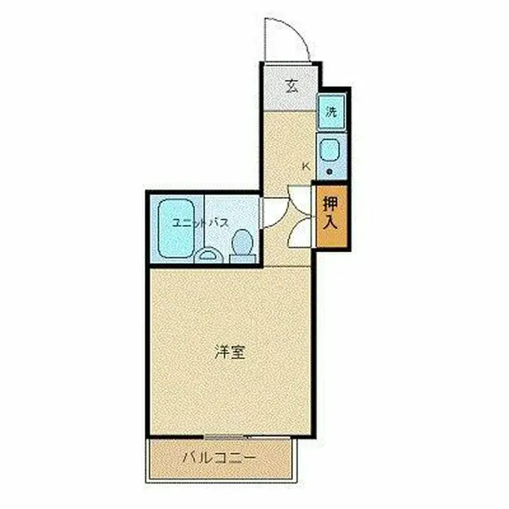 サンパレス花小金井 5階階 間取り