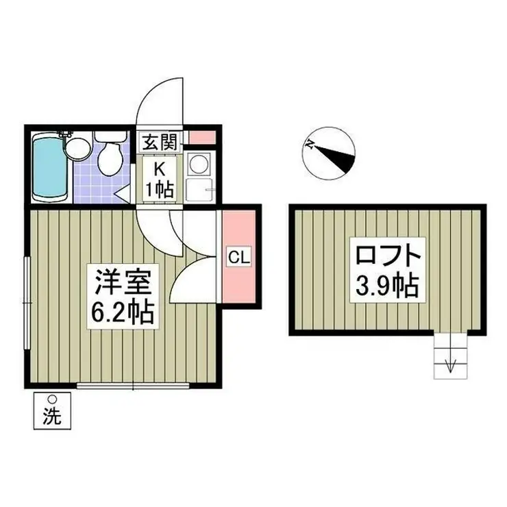 ビバリーホームズ荻窪II 2階階 間取り