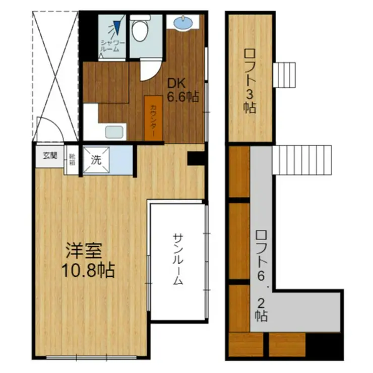 ノーブルヒルズ 3階階 間取り