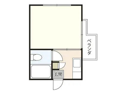 グランコンシェルト(1K/4階)の間取り写真