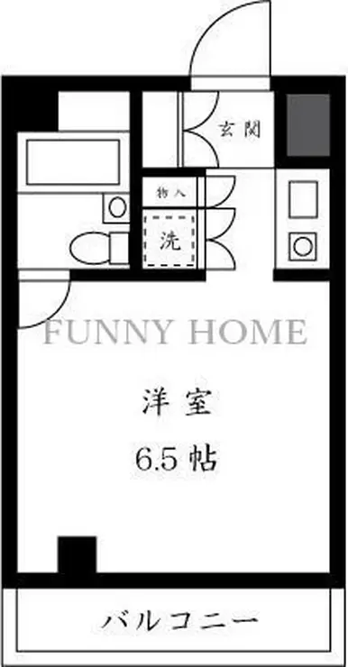 キューブ浜田山 4階階 間取り