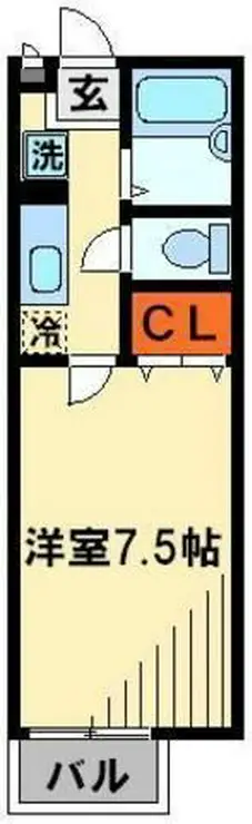 シーサイドスクウェアY 1階階 間取り
