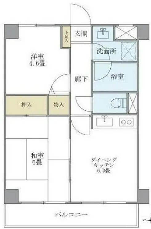 パークアベニュー 3階階 間取り