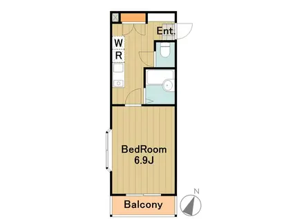 セフネットビル(1K/3階)の間取り写真