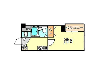 ARビル(1K/4階)の間取り写真