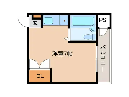 N岩国東(ワンルーム/4階)の間取り写真