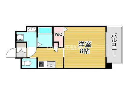 フォレストグレイス城東京橋I(1K/11階)の間取り写真