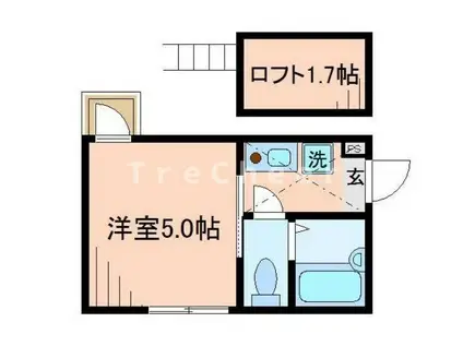 イル豊島園駅前(1K/3階)の間取り写真