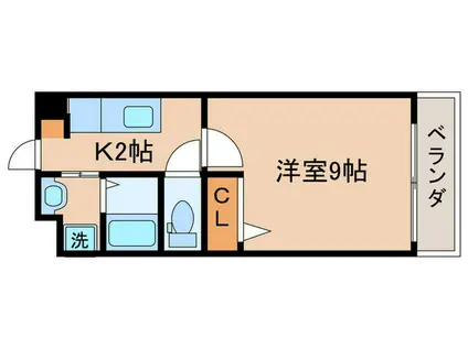 メゾン・グレイス(1K/3階)の間取り写真