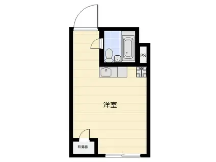 パールハイツ笹塚(ワンルーム/6階)の間取り写真