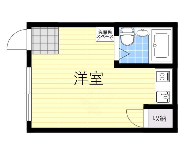 アットホーム北津守(ワンルーム/1階)の間取り写真