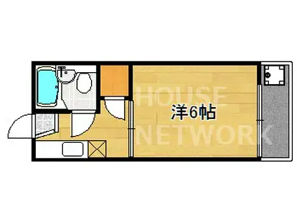 コーポ古波蔵(1K/1階)の間取り写真