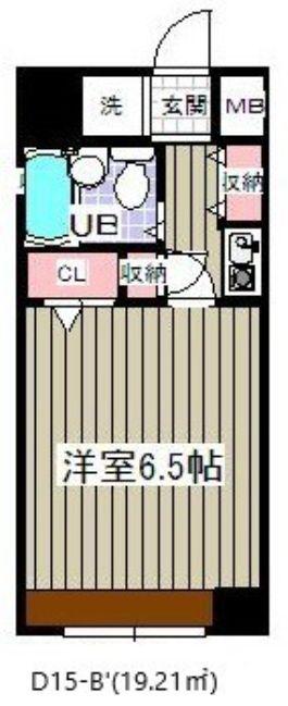 SOCIETY SEASONS(1K/12階)の間取り写真