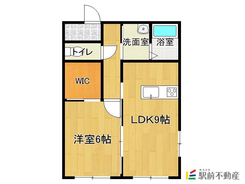 シャーメゾン ルミナス(1LDK/2階)の間取り写真