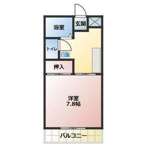 KFビル(1K/3階)の間取り写真