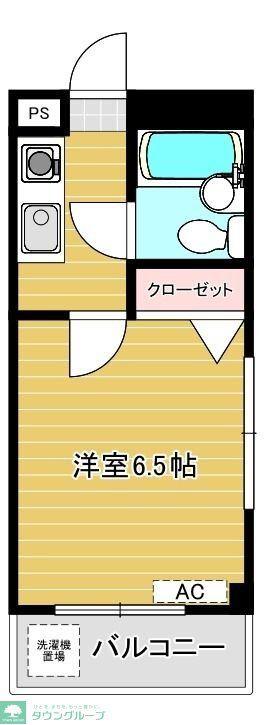 リファレンス草加八幡町(1K/3階)の間取り写真
