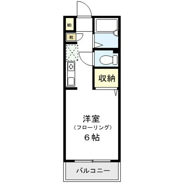 ワンダーランドB 4階階 間取り