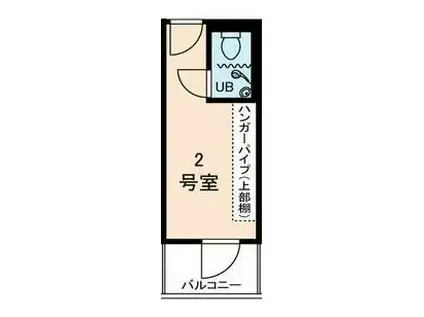 アムス・アミティエ川崎III(ワンルーム/3階)の間取り写真