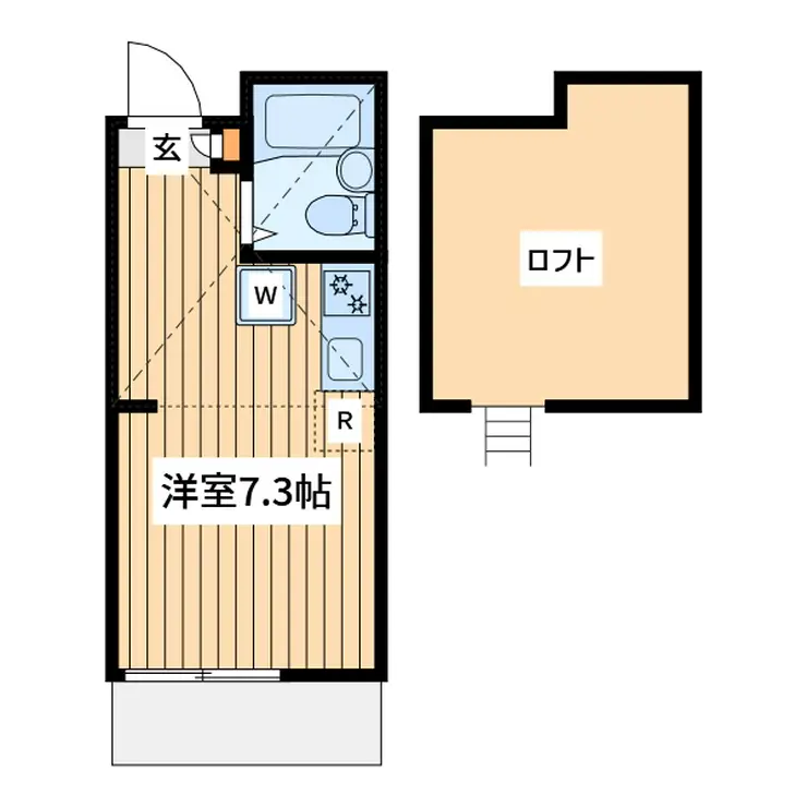 コージーフラット 1階階 間取り
