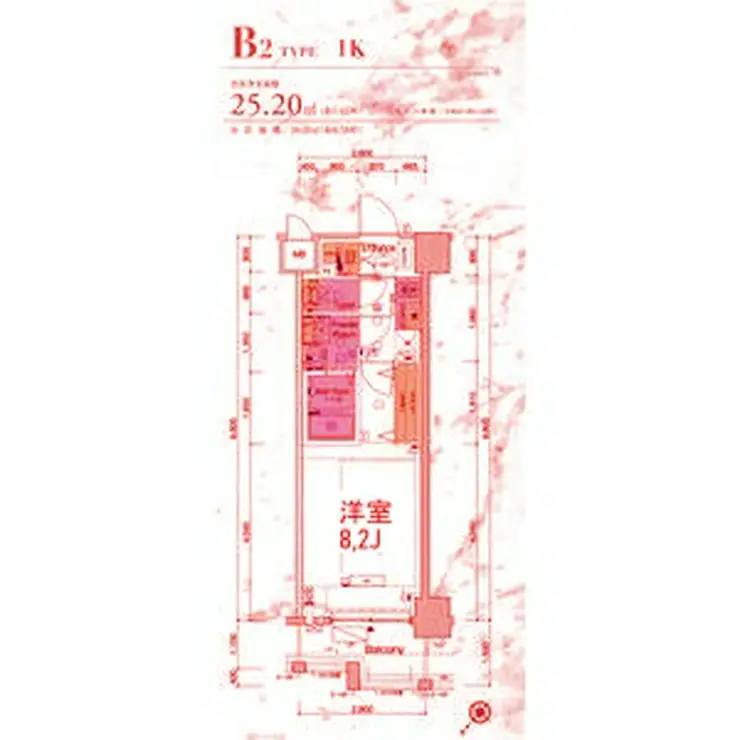 エステムプラザ横濱関内 4階階 間取り