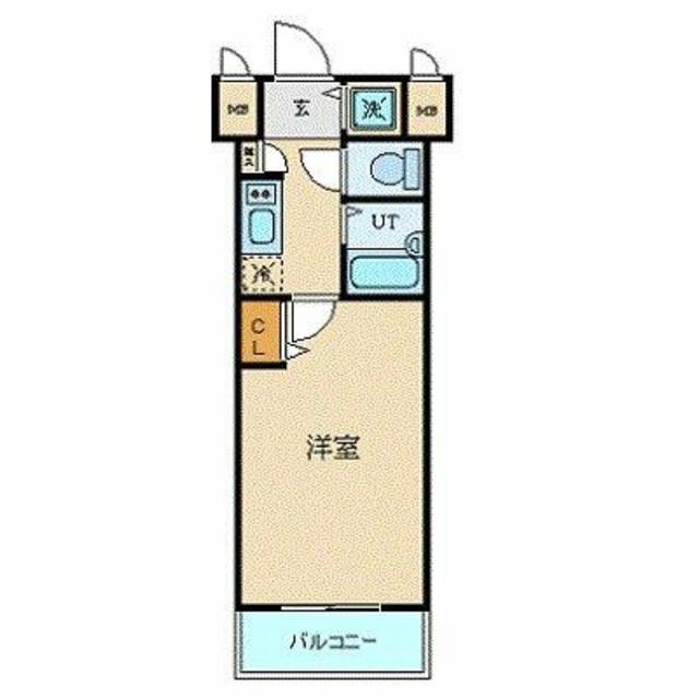 フェニックス八王子(1K/6階)の間取り写真