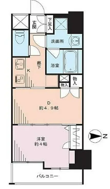 日神デュオステージ池袋 9階階 間取り