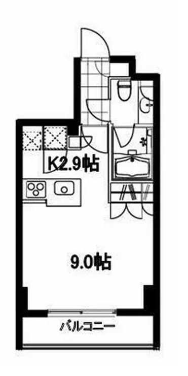 フレンシア麻布十番サウス 8階階 間取り