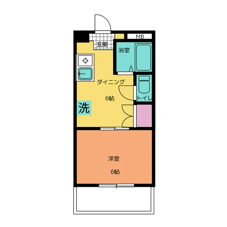 シャルマンA 2階階 間取り