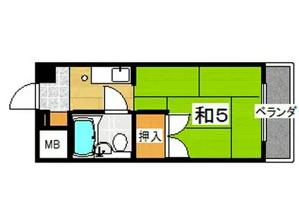 水野ビル(1K/3階)の間取り写真