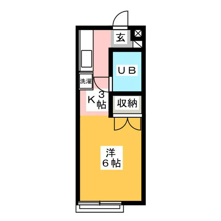 ロイヤルセーコー 1階階 間取り