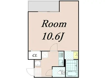 EN西ノ京二条(1K/1階)の間取り写真