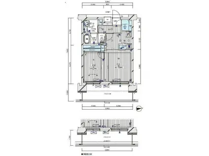 メインステージ八広II(1LDK/9階)の間取り写真