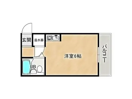 ロイヤルイースト(ワンルーム/7階)の間取り写真