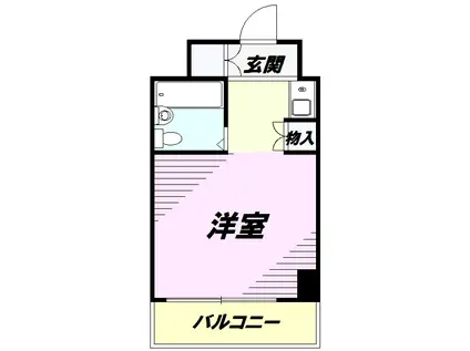 エトワール明神町(ワンルーム/7階)の間取り写真