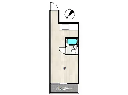 レクシア新大阪(1K/3階)の間取り写真