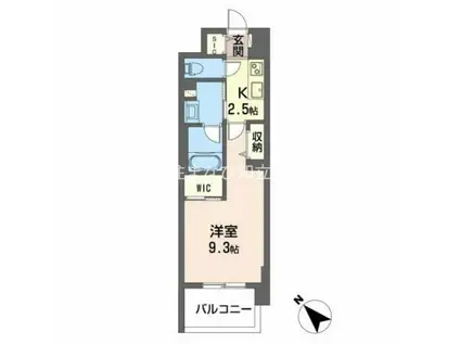 ROOTHILL 10(1K/4階)の間取り写真