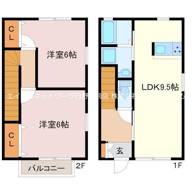 SAVA 1(2LDK/1階)の間取り写真