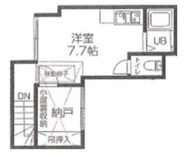 アイコート豊島園(1DK/2階)の間取り写真