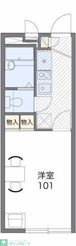 レオパレスラエスペランサ(1K/1階)の間取り写真