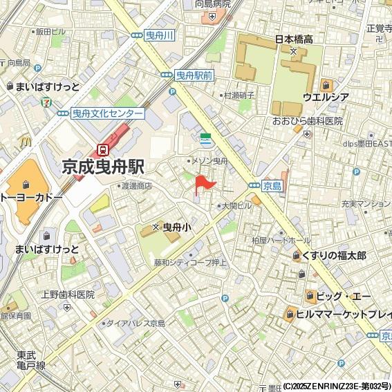 HF曳舟レジデンスイースト(1DK/4階)の間取り写真