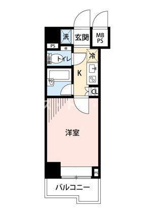 マイナビSTAYミライエ南池袋(1K/6階)の間取り写真