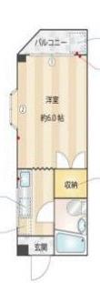 ルシエ町田1(1K/3階)の間取り写真