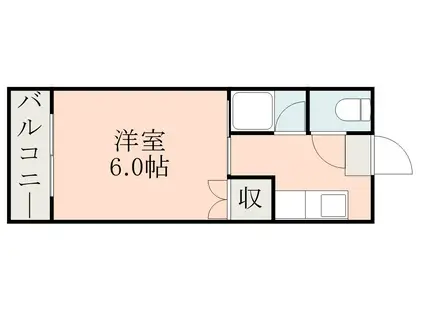 ホワイトキャッスル壱番館(1K/7階)の間取り写真