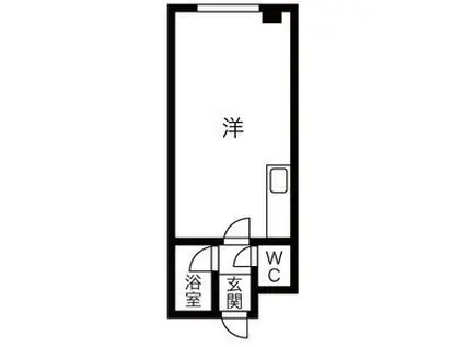 セントラルハイツI(1K/1階)の間取り写真