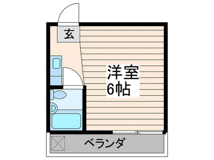 カスティル松葉 3階階 間取り