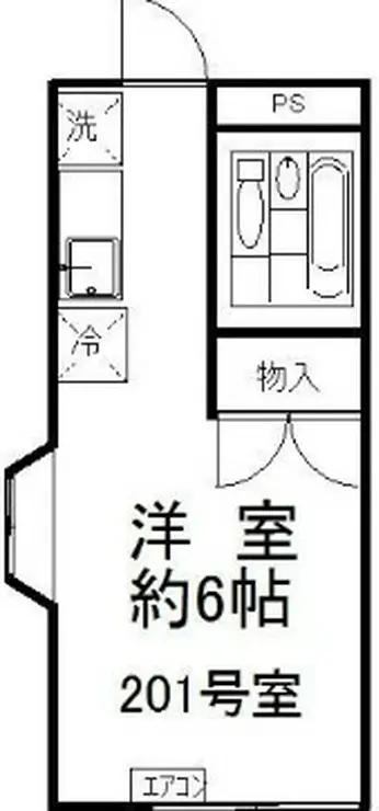 ウィザード小手指 2階階 間取り
