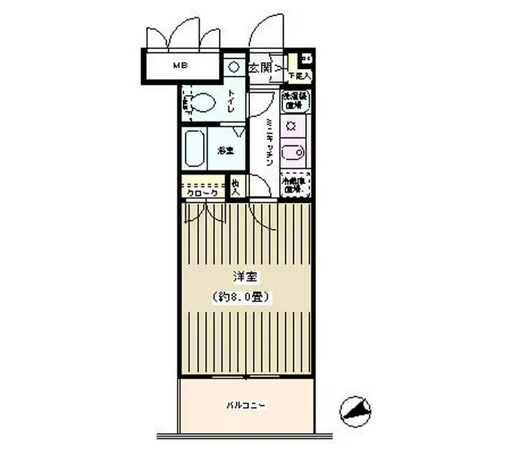 パークフィールド市川 4階階 間取り