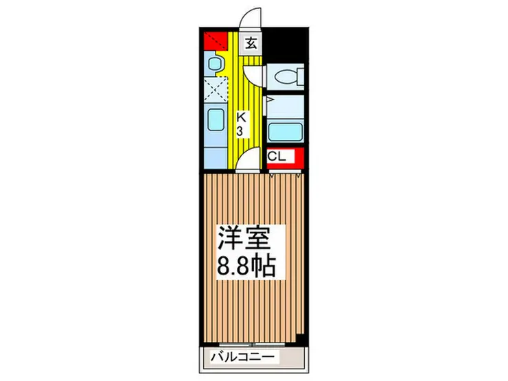 アーバンサイド II 6階階 間取り