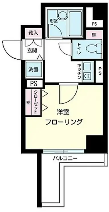 シンシア日本橋新川 9階階 間取り