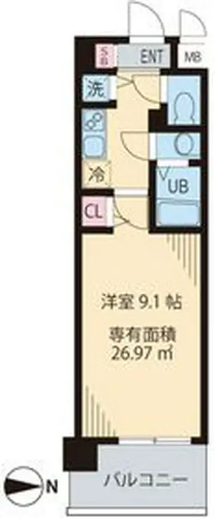 グランリジエール 4階階 間取り